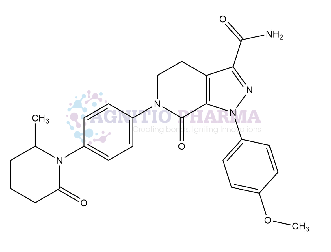 Apixaban Impurity 25 2206360-55-4 C27H28N4O4 - Agnitio Pharma