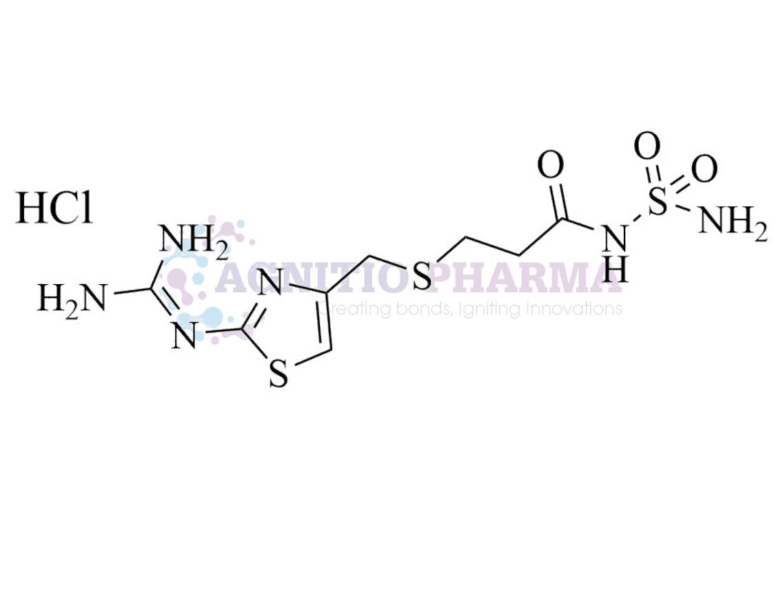 Famotidine Impurity C 76824174 C8H14N6O3S3HCl Agnitio Pharma