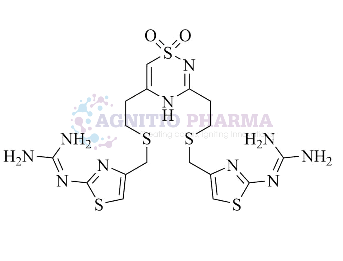 Famotidine Impurity B 89268622 C16H23N11O2S5 Agnitio Pharma